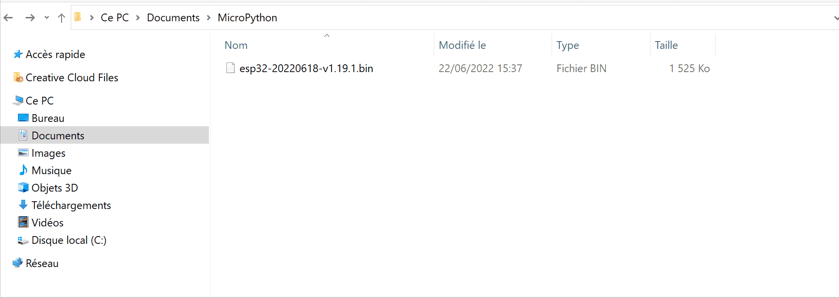 ouvrir terminal cmd depuis fichiers windows