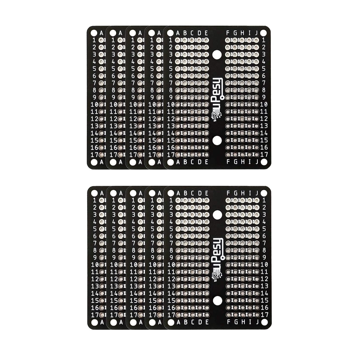 10 breadboards soudables upesy taille mini