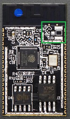 external wifi antenna location wrover module