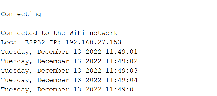 date récupérée depuis un serveur ntp