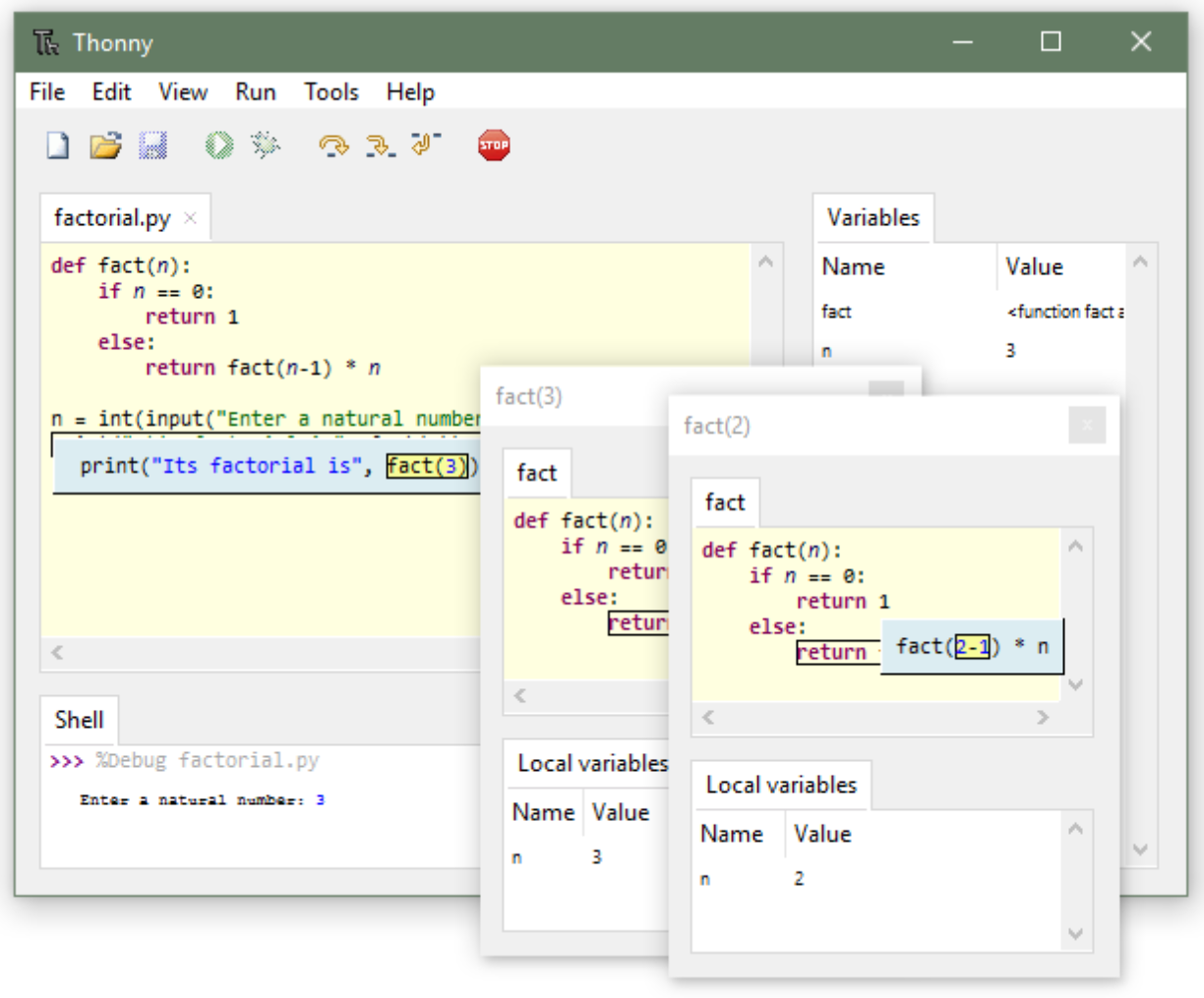 Modifier la langue dans Thonny IDE