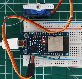 Contrôle du servo SG90 avec ESP32