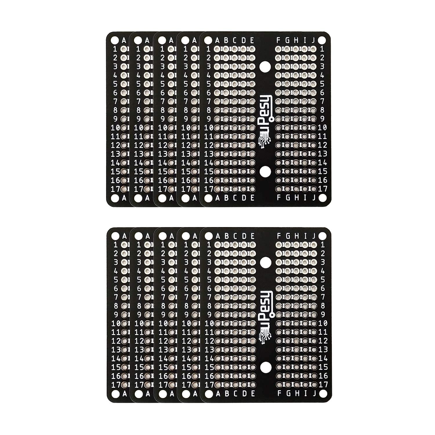10 breadboards soudables upesy taille mini